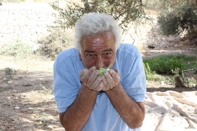 المسن المقدسي عمر سمرين(الجزيرة نت)