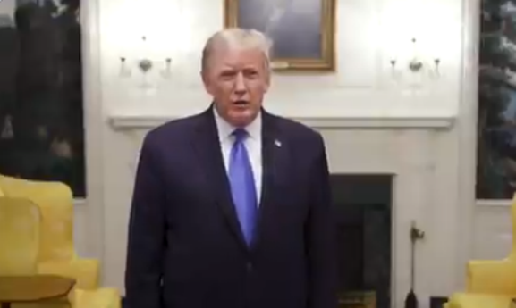 أول ظهور لترامب بعد إصابته بكورونا