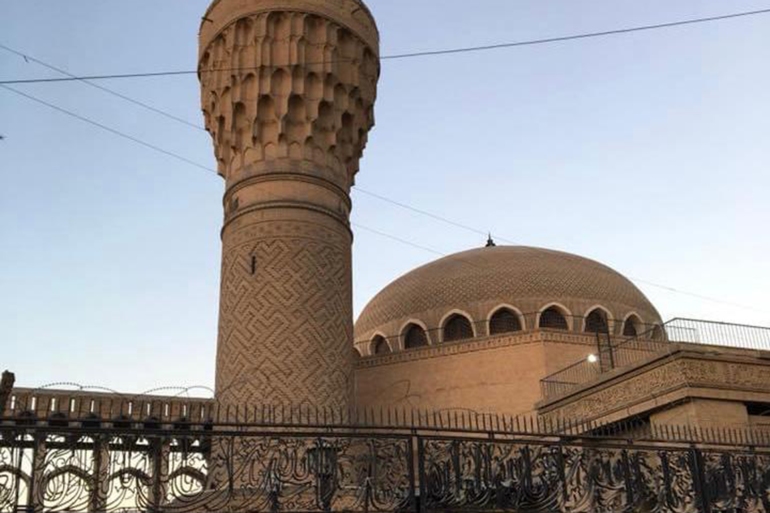 منارة جامع الخلفاء التي تعود إلى العصر العباسي الأخير