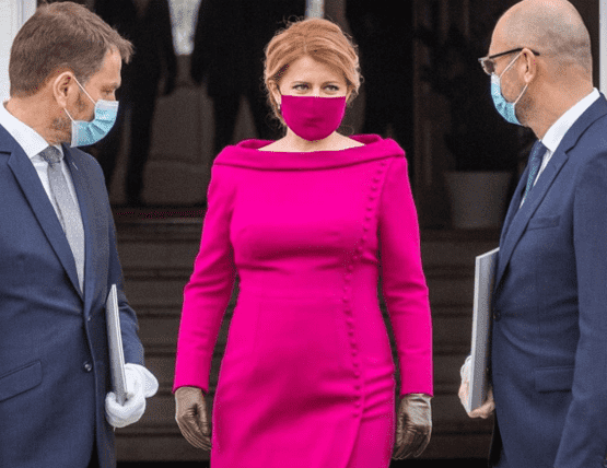 رئيسة سلوفاكيا تحجر نفسها