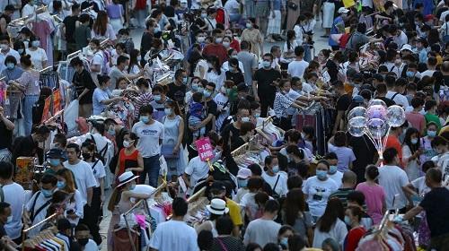 زحمة ولا تباعد في ووهان