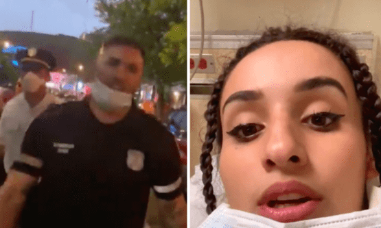 اعتقال شرطي أميركي طرح مسلمة على الأرض بوحشية -فيديو