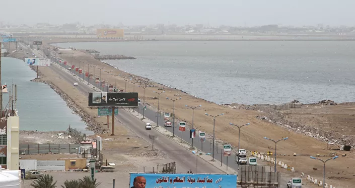 منظر يطل على مدينة عدن، اليمن 10 أغسطس 2019