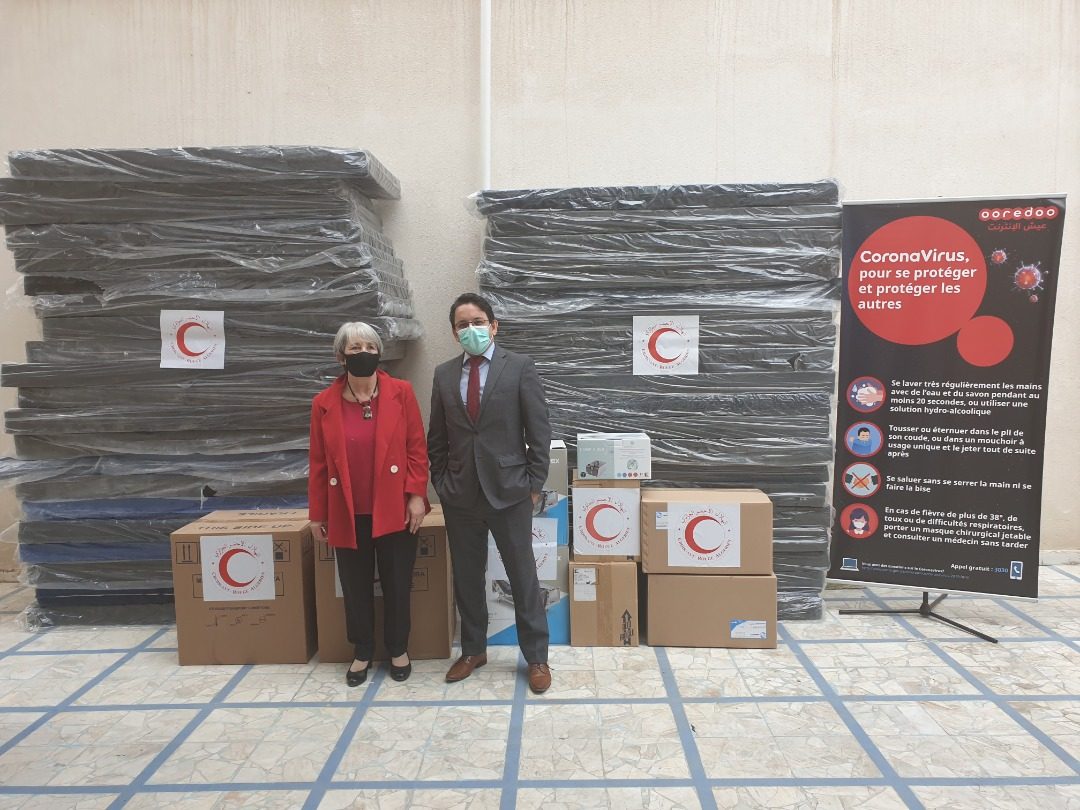 1500x9999-c-65 أوريدو والهلال الأحمر الجزائري يقدمان مُعدات طبية لمستشفى بوفاريك