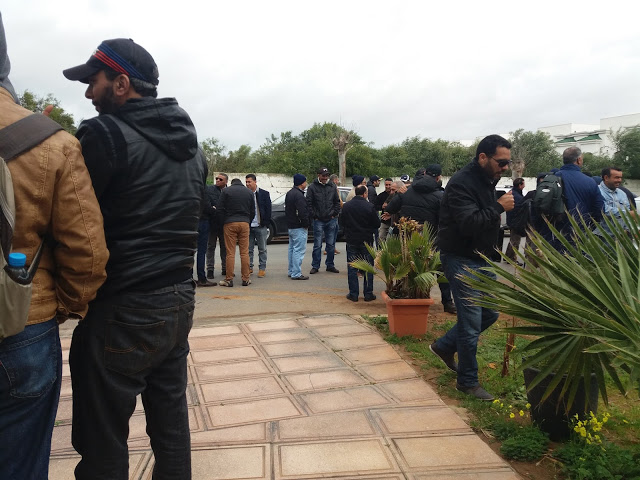 25d925a225d925a025d925a125d925a825d925a025d925a325d925a025d925a5_25d925a125d925a025d925a325d925a025d925a125d925a9 عمال وموظفين سابقون بـ"سعودي أوجيه" يحتجون بالعاصمة المغربية الرباط