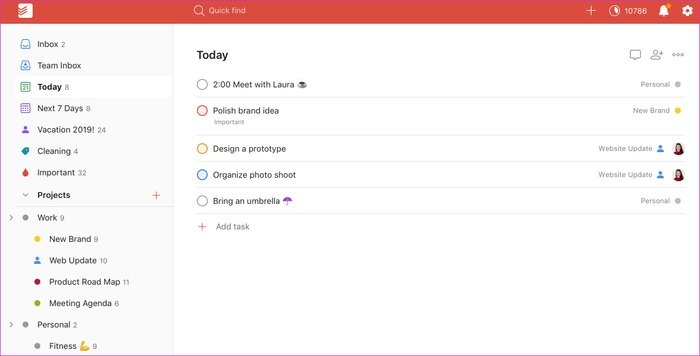 تطبيق Todoist