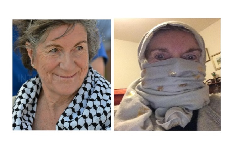 بارونة بريطانية تنشر صورة لها بـ "النقاب" لمواجهة كورونا