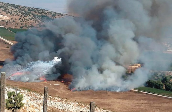 تداول لفيديو استهداف الاحتلال مركبة لحزب الله بسوريا (شاهد)