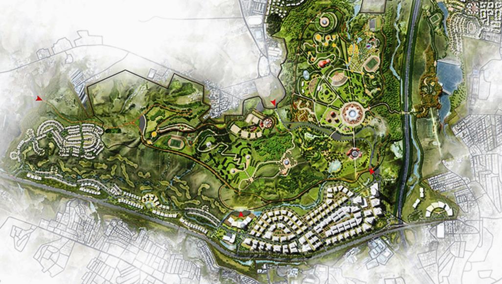 مشروع "دنيا بارك" الإماراتي في الجزائر.. فساد وابتزاز وخسائر بالمليارات مجسم لمشروع "دنيا بارك" الذي طرحته شركة "إعمار" الإماراتية (مواقع تواصل)