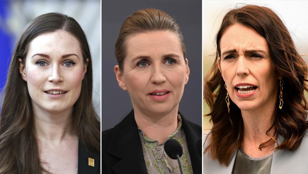 القيادات النسائية في مواجهة كورونا.. هل المرأة أكثر التزاما بمعايير السلامة؟ رئيسات الوزراء جاسيندا أرديرن ومته فريدريكسن وسانا مارين نجحن في مواجهة كورونا (الجزيرة والأوروبية)