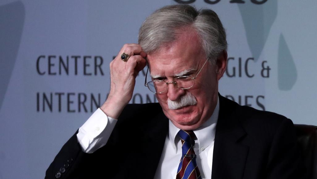 نيويورك تايمز: بولتون أذن لحفتر بمهاجمة طرابلس والنتيجة فقدان واشنطن لنفوذها بالمنطقة مستشار الأمن القومي الأميركي السابق جون بولتون في مركز الدراسات الإستراتيجية والدولية بواشنطن (رويترز)