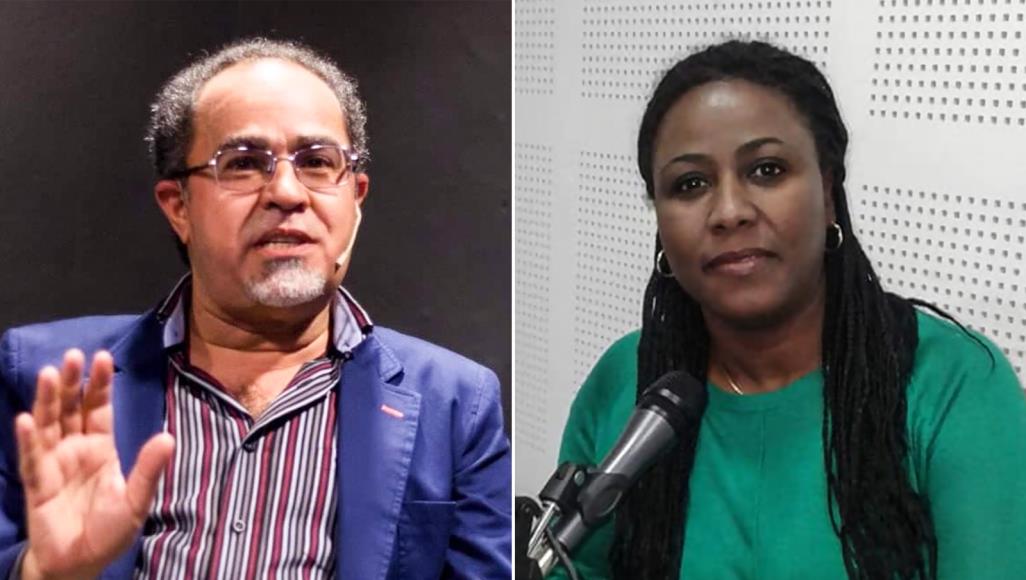 بالحب والمقاومة انتصرنا.. كاتبان عربيان يتحدثان عن يوميات المواجهة الشرسة مع كورونا الروائية التونسية فتحية دبش والكاتب والمترجم العراقي عبد الهادي سعدون (الجزيرة)