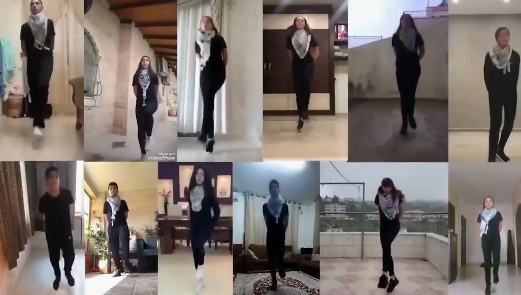 "أبدعوا بالبيت".. دبكة فلسطينية في زمن كورونا