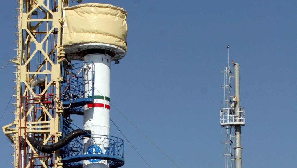 القمر الصناعي الإيراني.. لماذا يثير هواجس واشنطن؟ من إطلاق سابق لقمر صناعي إيراني (الأوروبية)