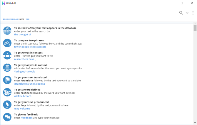 برنامج Writefull (اكتب وظائفك بثقة)
