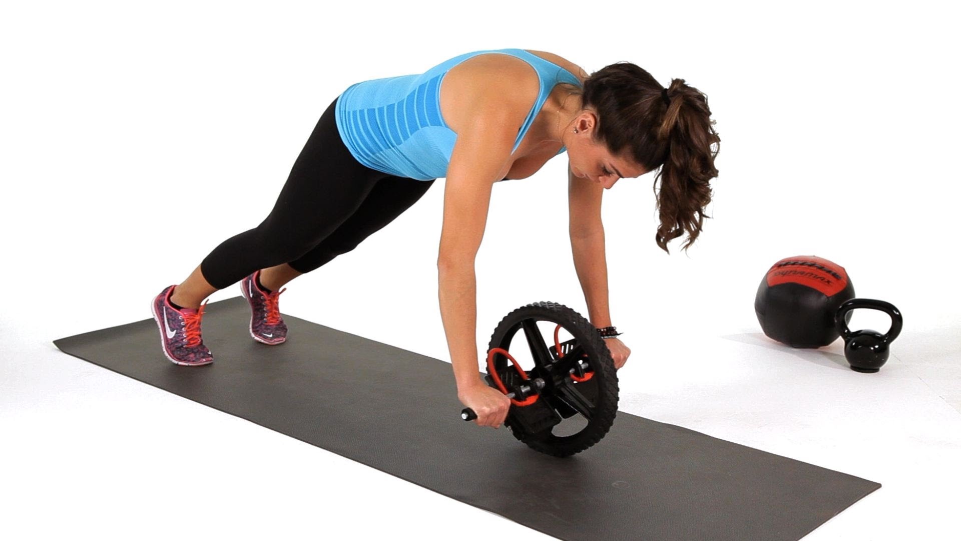 Image result for stomach exercises wheel