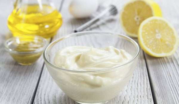ماسك المايونيز للشعر الجاف