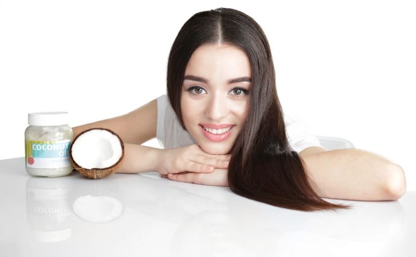 beautiful-woman-hair-coconut-product-825x510-2 فوائد زيت النارجيل للشعر