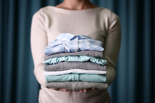 clothes نشاء الذرة للحفاظ على الملابس