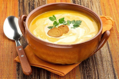 d479bb9a4677aa15af0c5aa80fc078bc-1 وصفة شوربة صحية: شوربة اليقطين والعدس قليلة السعرات الحرارية