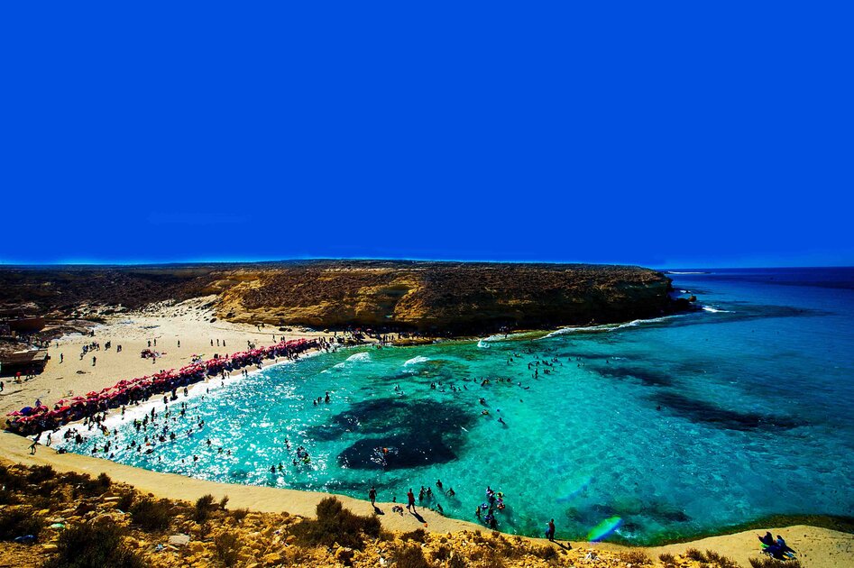 أحد شواطىء مرسى مطروح أحد شواطىء مرسى مطروح