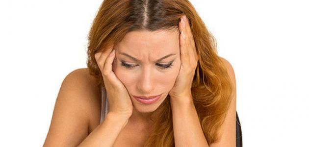 افرازات سوداء قبل الدورة