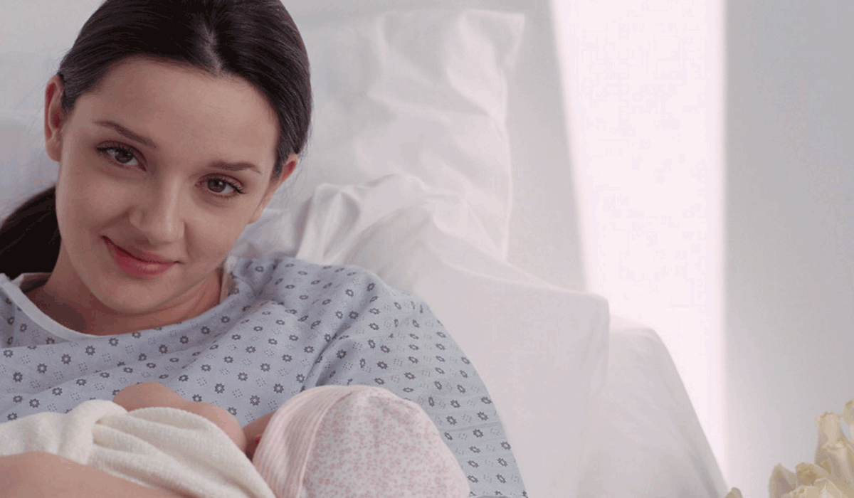 الامساك بعد الولادة