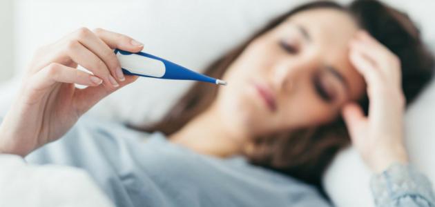 انخفاض درجة الحرارة بعد التبويض