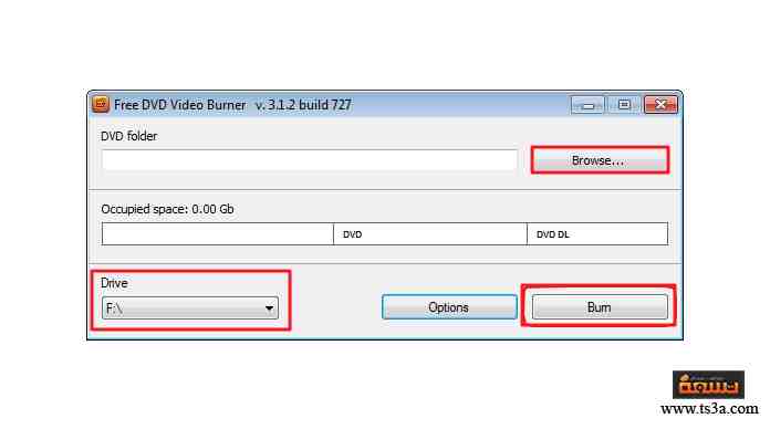 تحويل ملف AVI إلى DVD