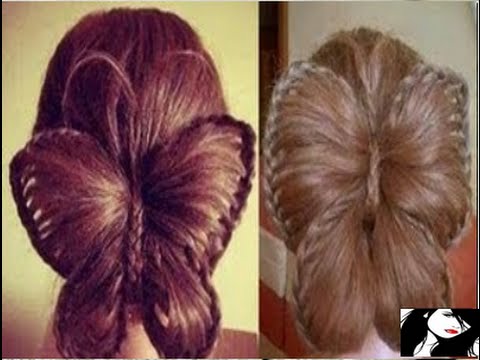 تسريحة شعر الفراشة