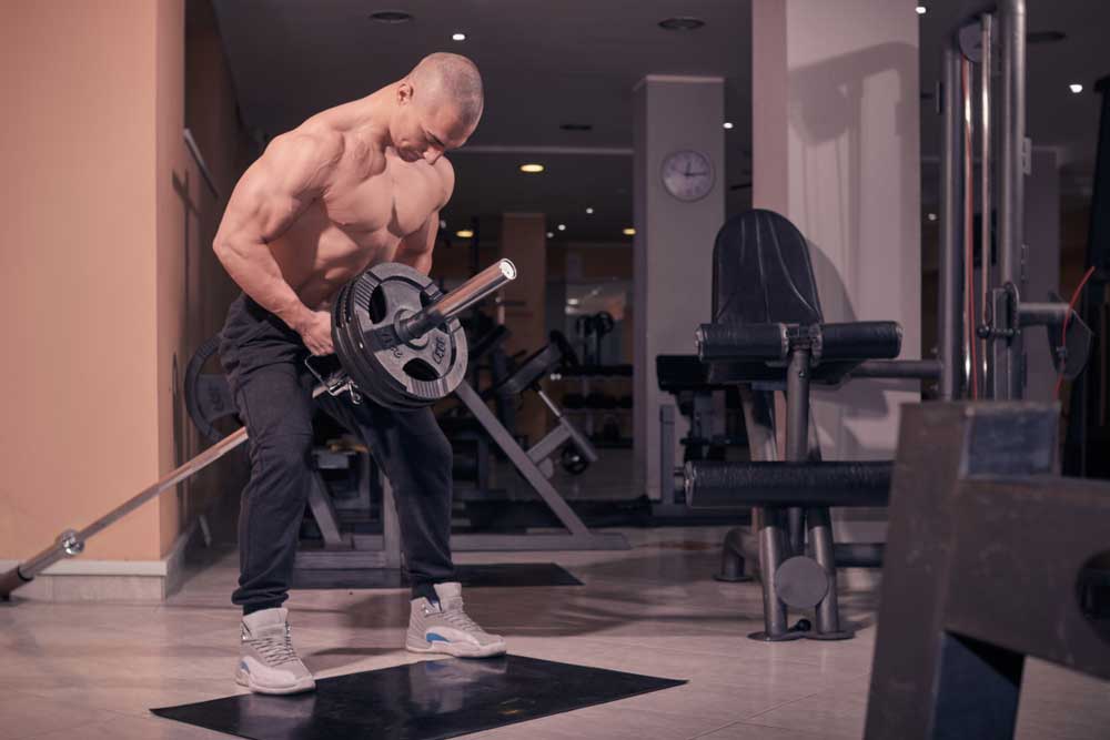 تمارين الظهر بالبار