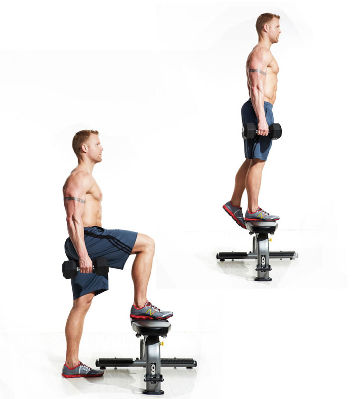 تمرين Dumbbell-Step-Ups