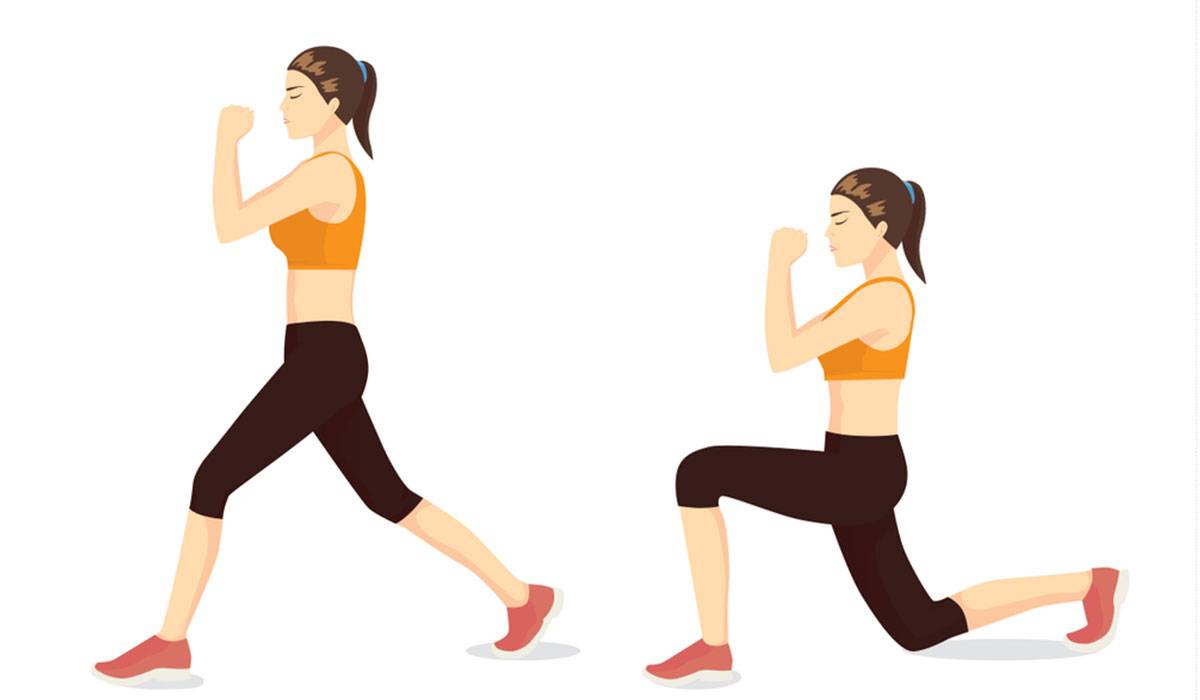 تمرين lunges
