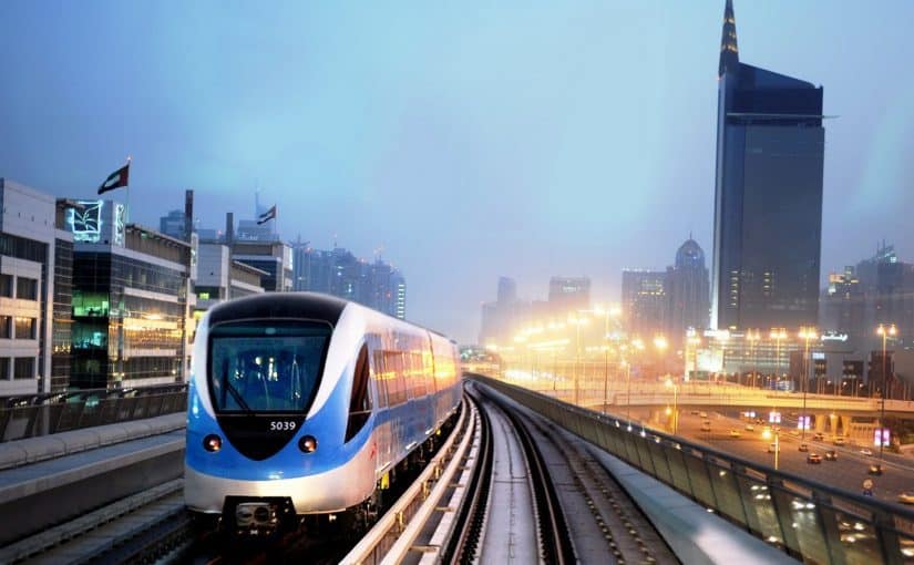 خريطة مترو دبي بالعربي