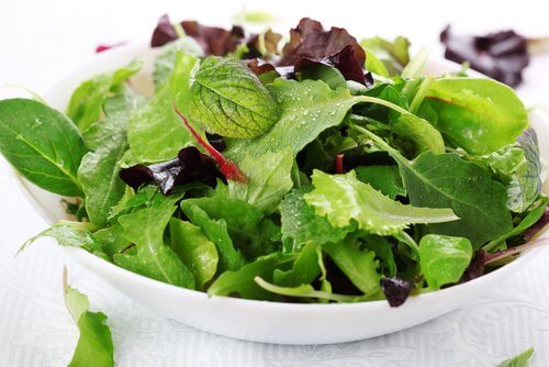طبق من سلطة الخضار