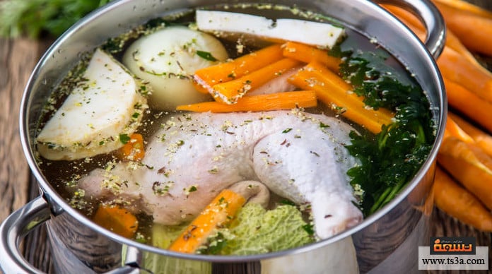 شوربة الخضار شوربة الخضار بالدجاج