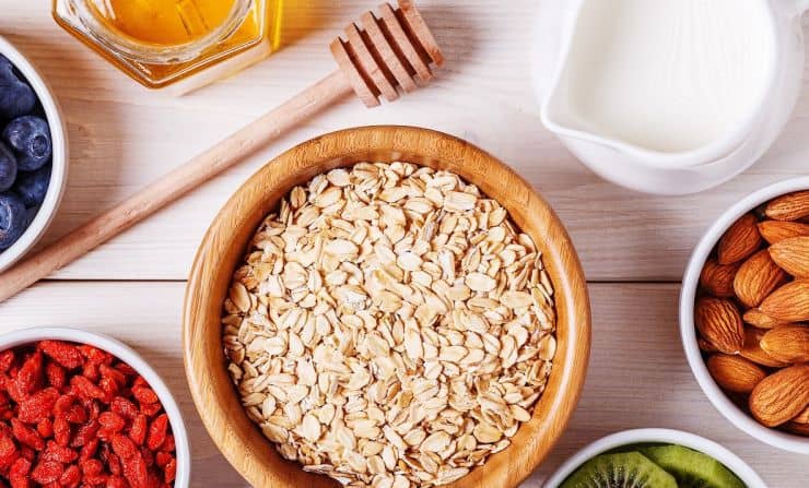 شوفان بالحليب دايت