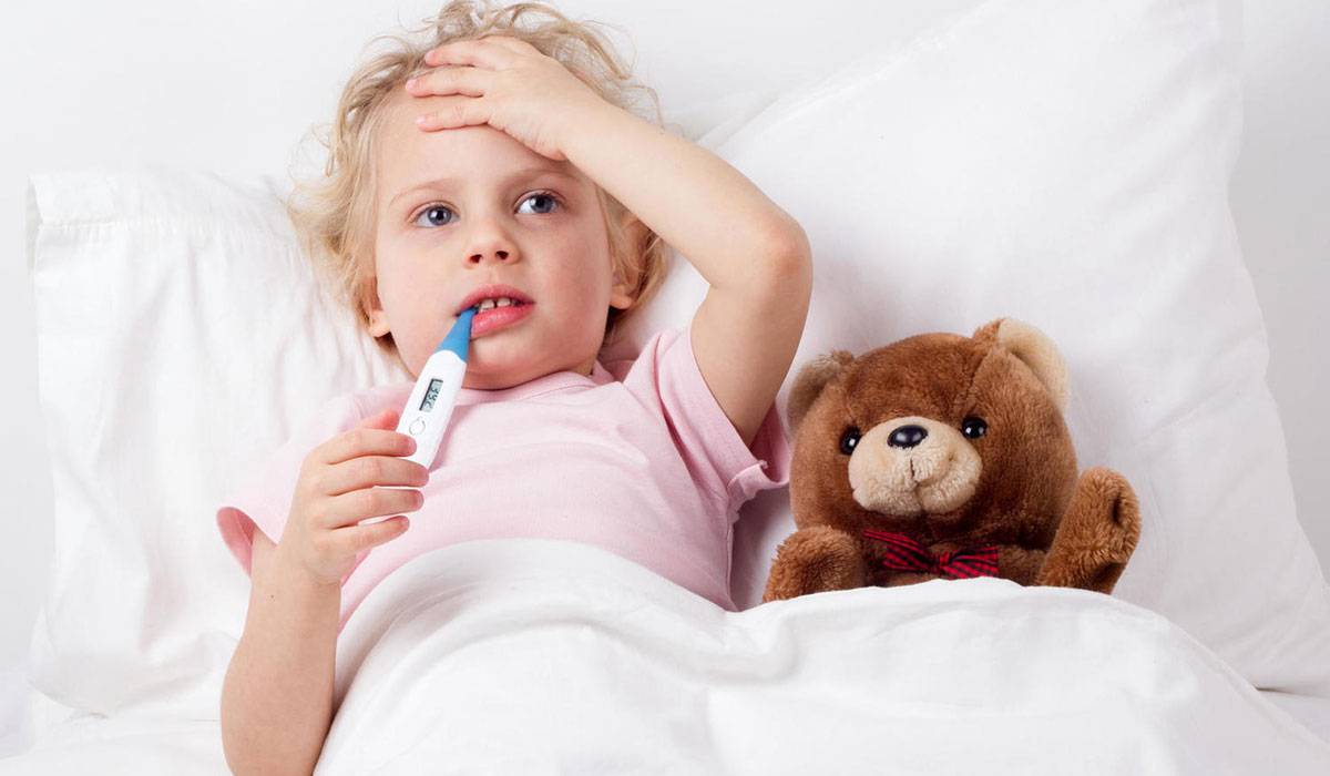 ارتفاع الحرارة عند الاطفال