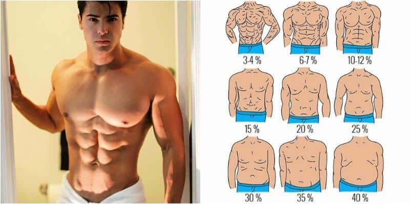 كم مفروض معدل الدهون بالجسم