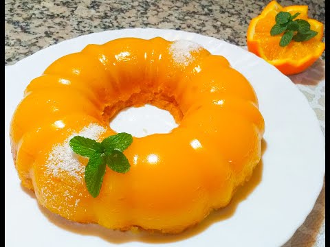 صوص البرتقال بالقشطه