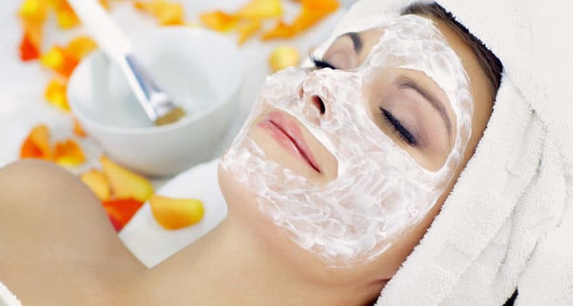 ماسك النشا للبشرة الدهنية