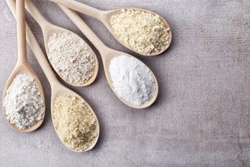 طحين لأنواع مختلفة من الحبوب