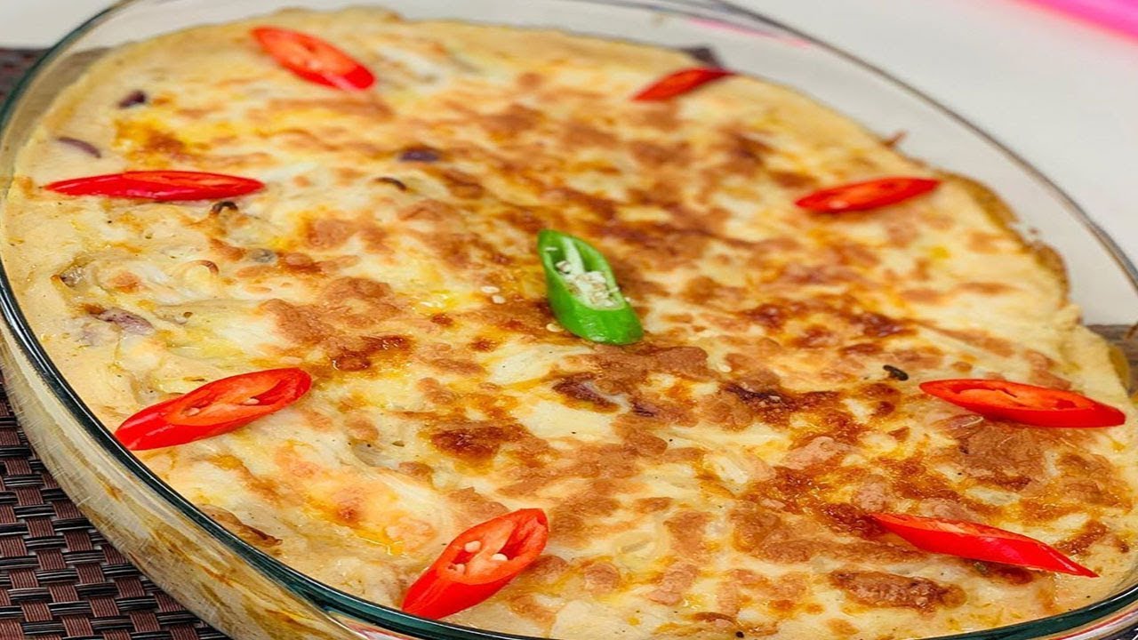 مكرونة نجرسكو بالدجاج مكرونة نجرسكو بالدجاج