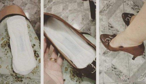 نعلين في الحذاء