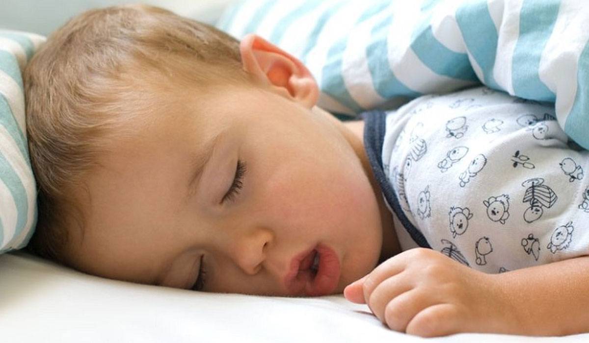 الشخير عند الاطفال