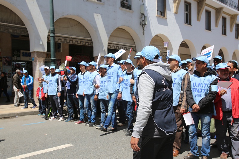 jt8a7482 النقابات تخلد ذكرى فاتح ماي وغياب للمقاطعة والاحتجاجات (صور)