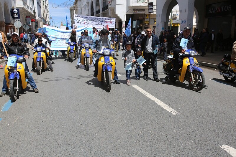 jt8a7514 النقابات تخلد ذكرى فاتح ماي وغياب للمقاطعة والاحتجاجات (صور)