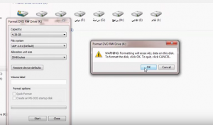 ok كيفية النسخ من الكمبيوتر الى الدي في دي