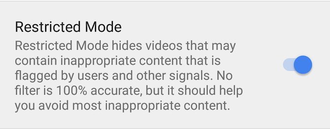 Restricted Mode