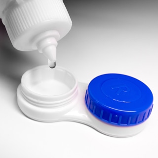 تغيير محلول العدسات تغيير محلول العدسات